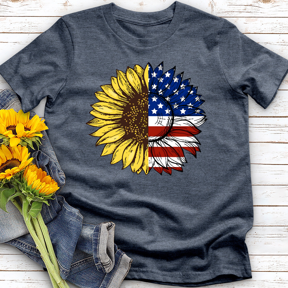 Patriot Sunflower Tee