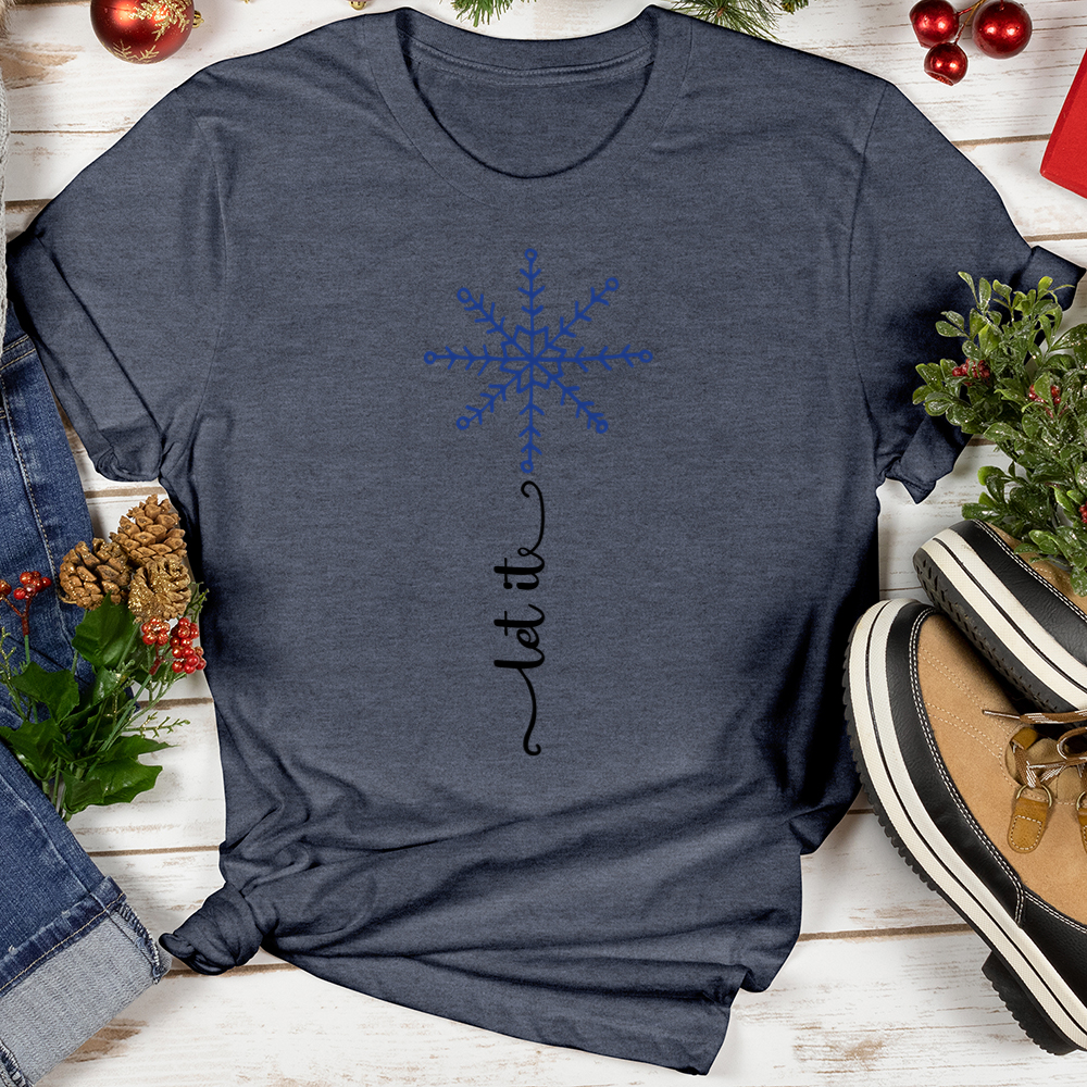Let It Snow Mosaic Softstyle Tee