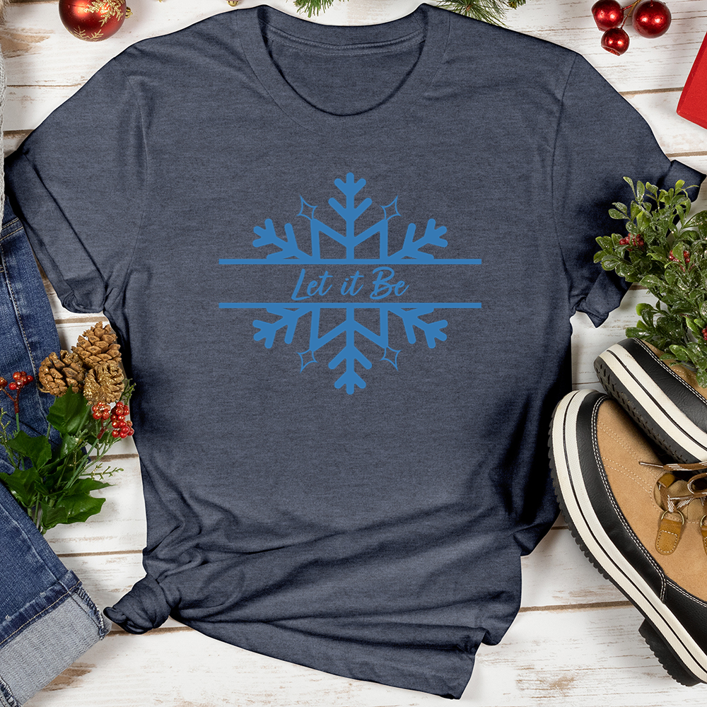 Snowflakes Let it Be Softstyle Tee