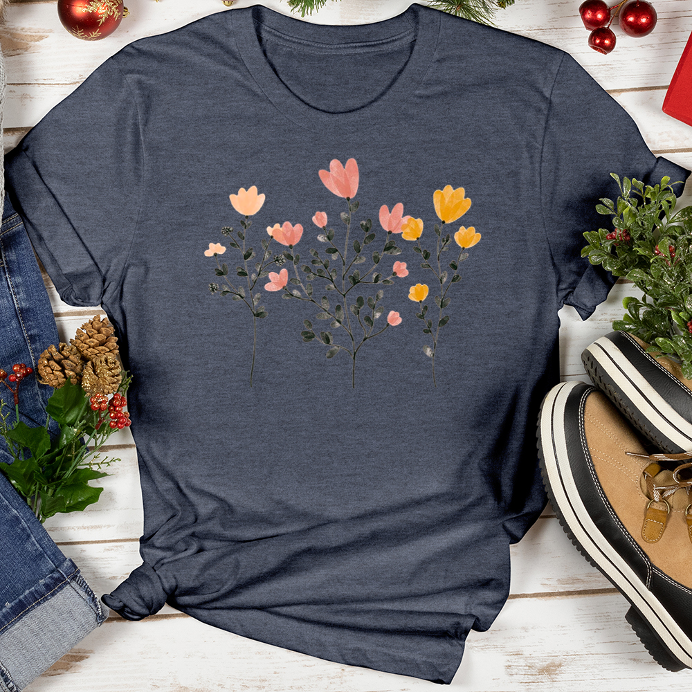 Pastel Flowers Softstyle Tee