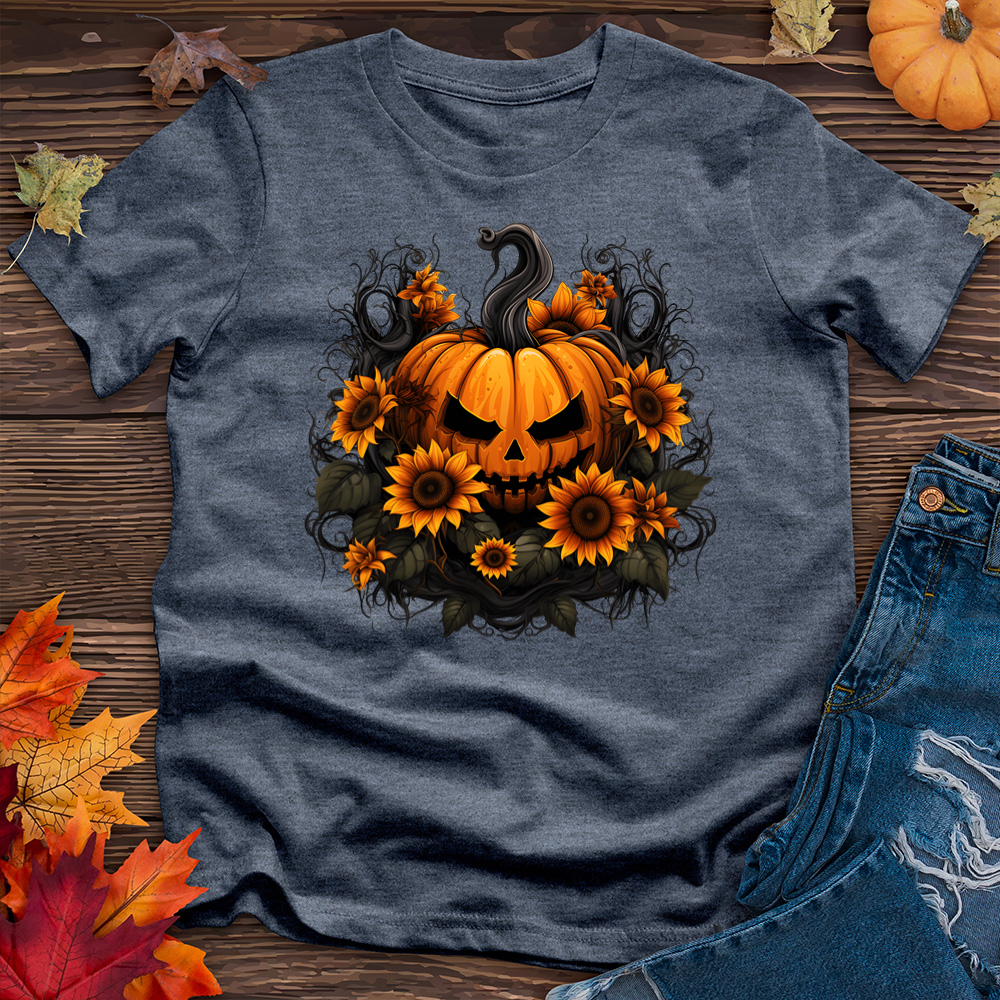 Sunflower Pumpkin Heathered Tee