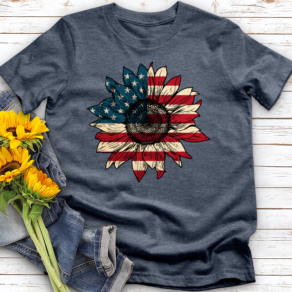USA Sunflower Tee