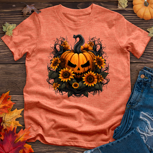 Sunflower Pumpkin Heathered Tee