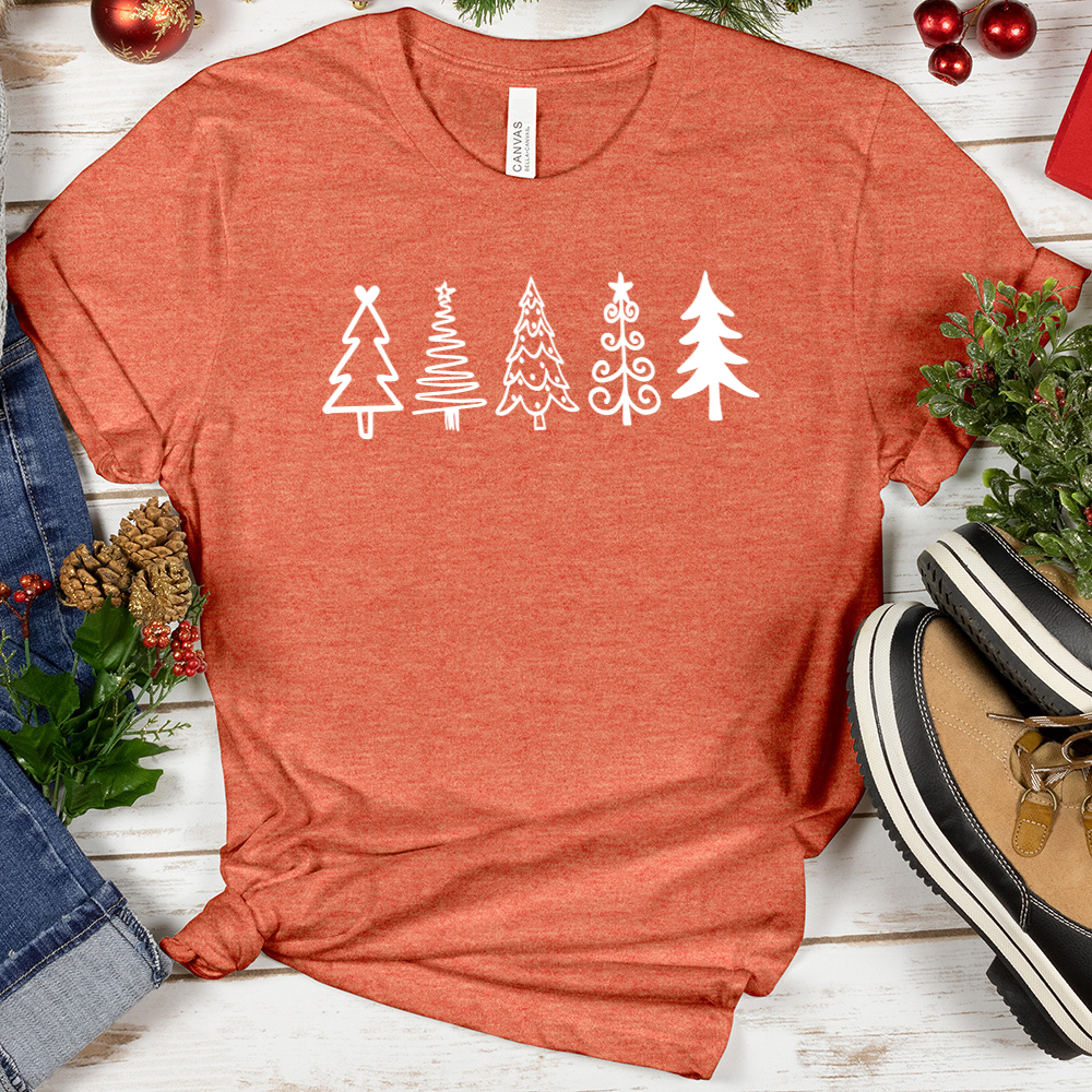 Xmas Tree Row Tee