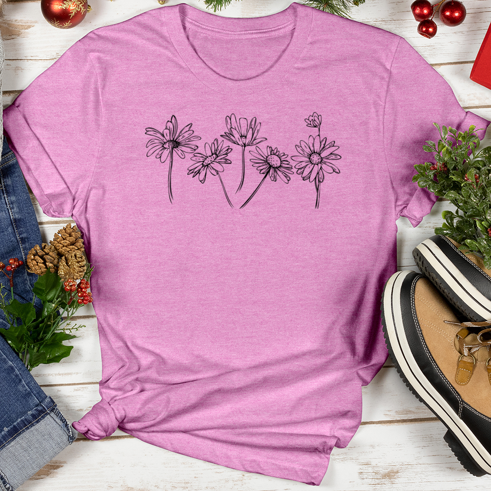 Daisy Minimalist Softstyle Tee