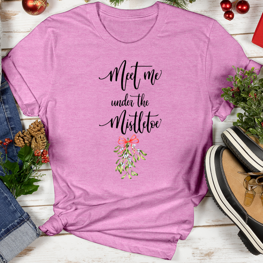 Meet Me Under the Mistletoe Softstyle Tee