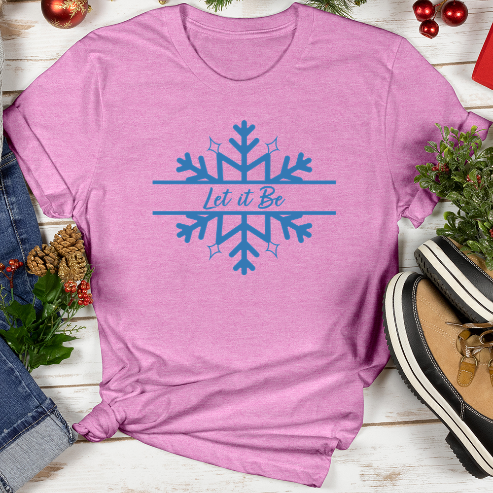 Snowflakes Let it Be Softstyle Tee