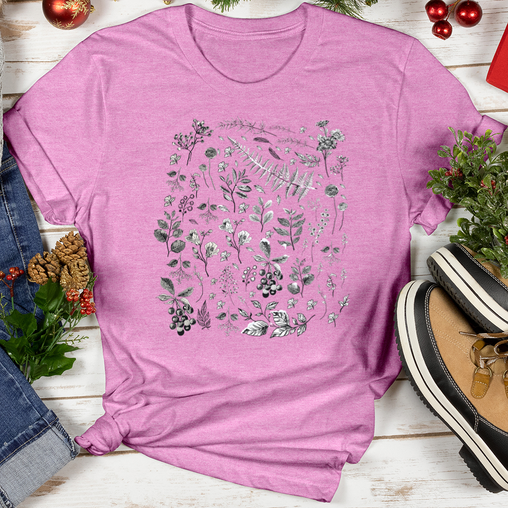 Frosty Botanical Garden Softstyle Tee