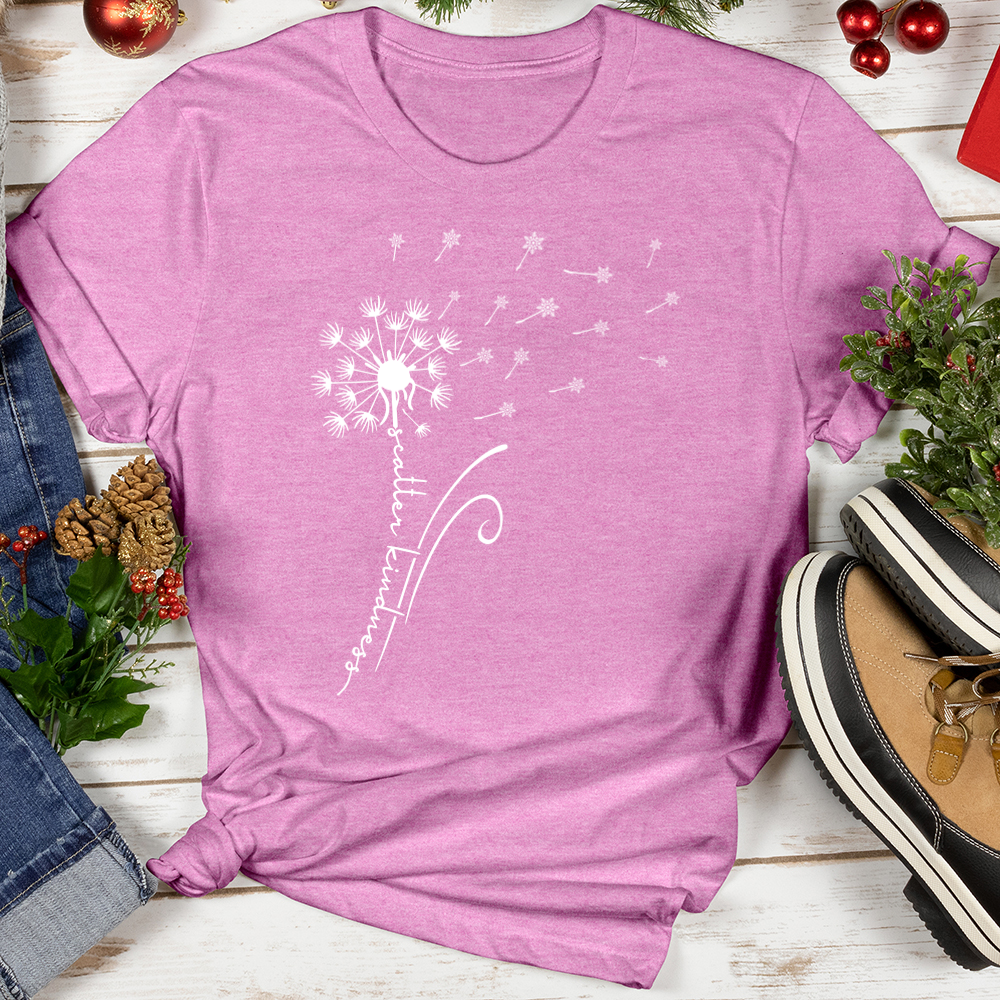 Kindness Dandelion Snowflakes Softstyle Tee