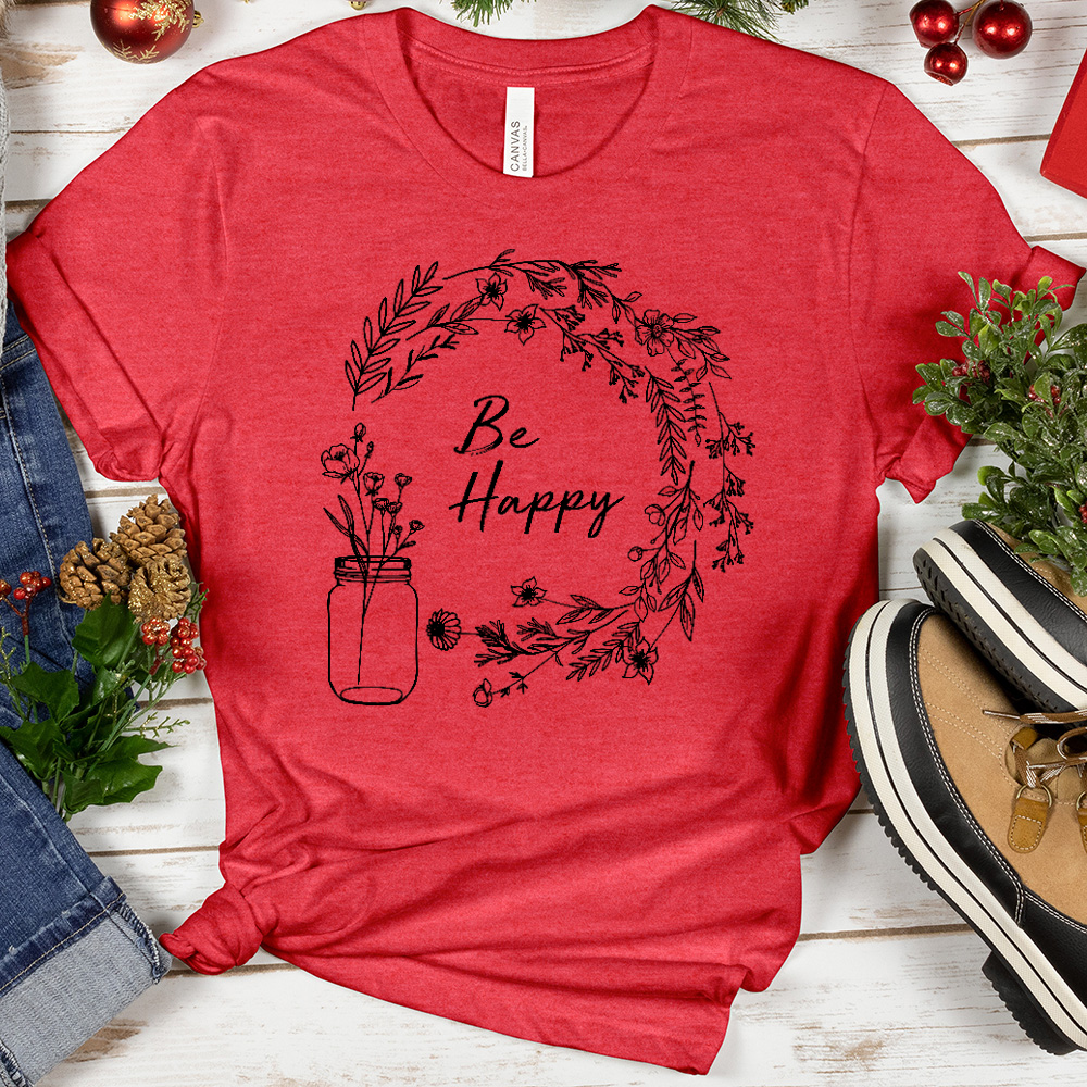 VIP Be Happy Floral Tee