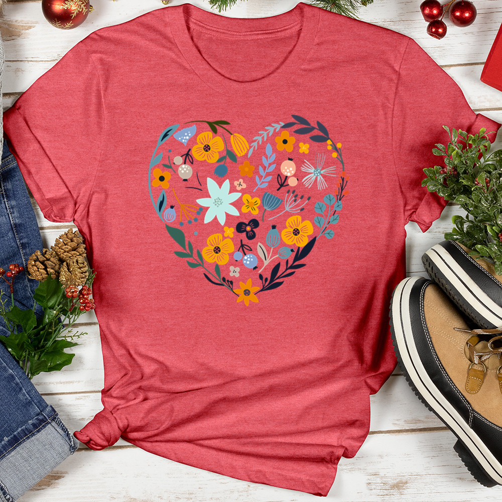 Floral Love Softstyle Tee