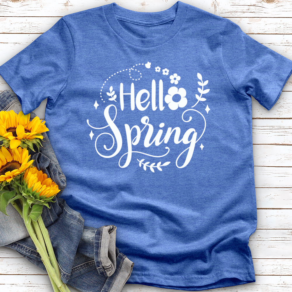 Hello Spring Flower Softstyle Tee
