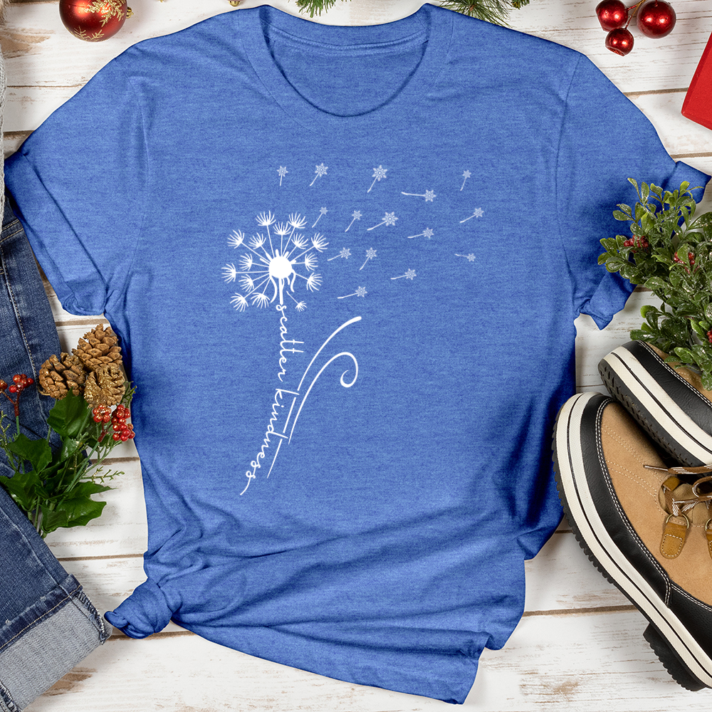 Kindness Dandelion Snowflakes Softstyle Tee