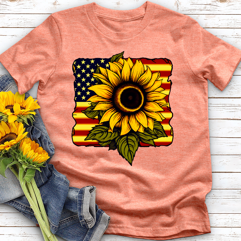 American Sunflower Tee