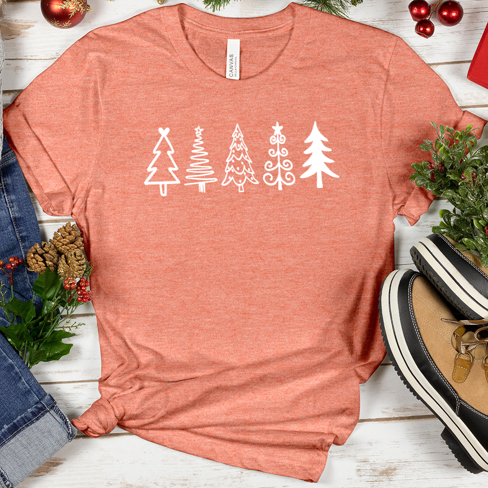 Xmas Tree Row Tee