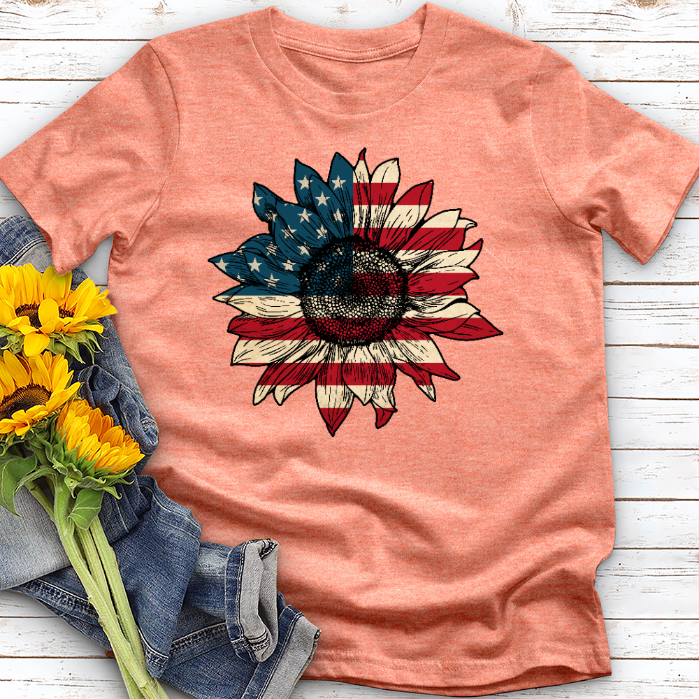 USA Sunflower Tee