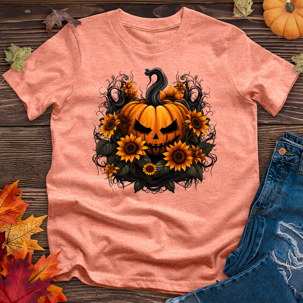 Sunflower Pumpkin Heathered Tee