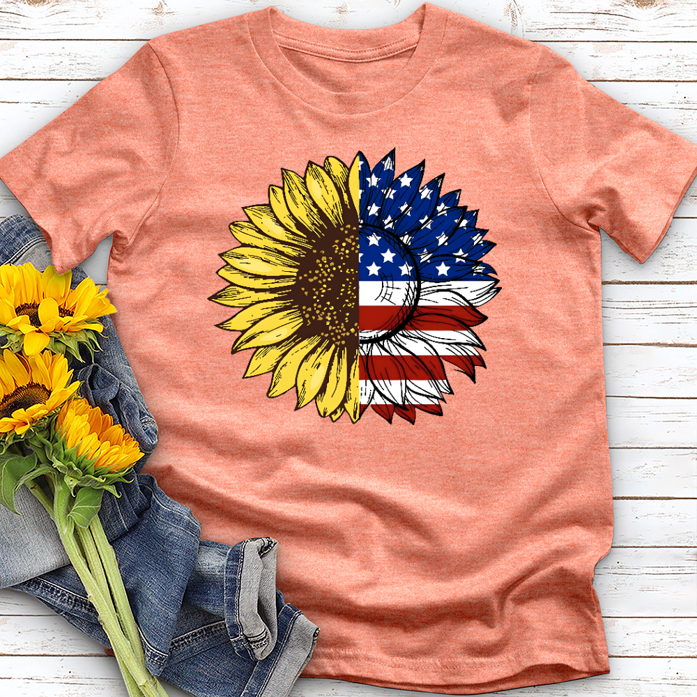 Patriot Sunflower Tee