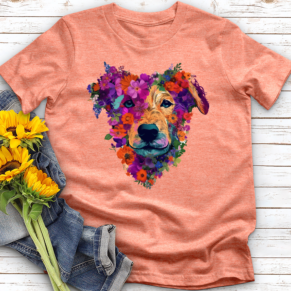 Floral Retriever Tee