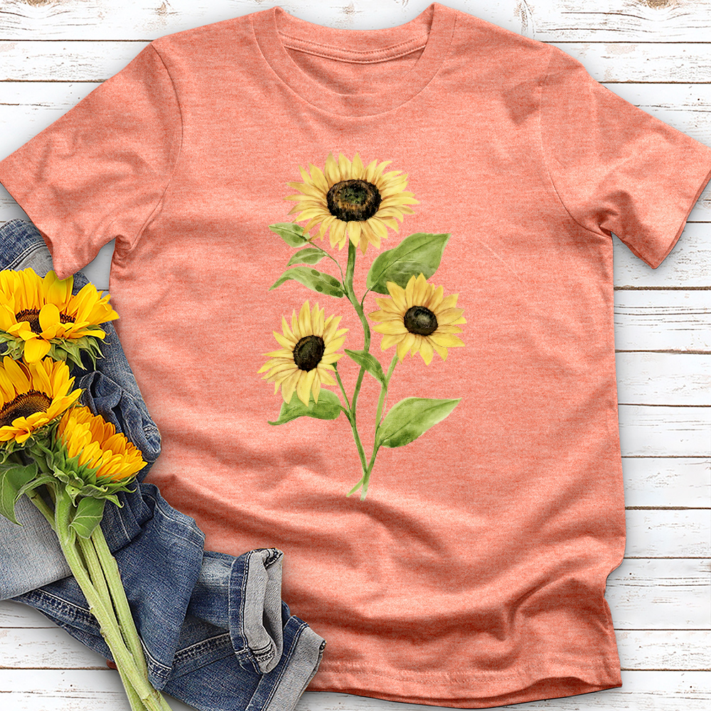 Sunflower Trio Design Tee