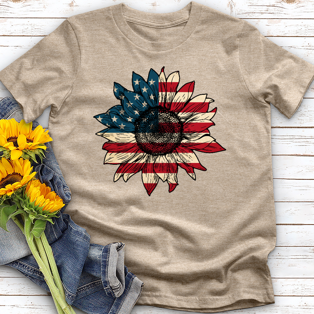 USA Sunflower Tee