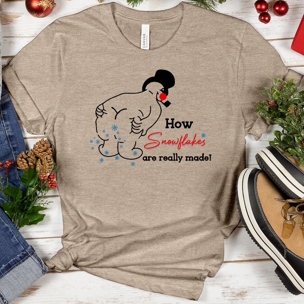 How Snowflakes Are Made Tee