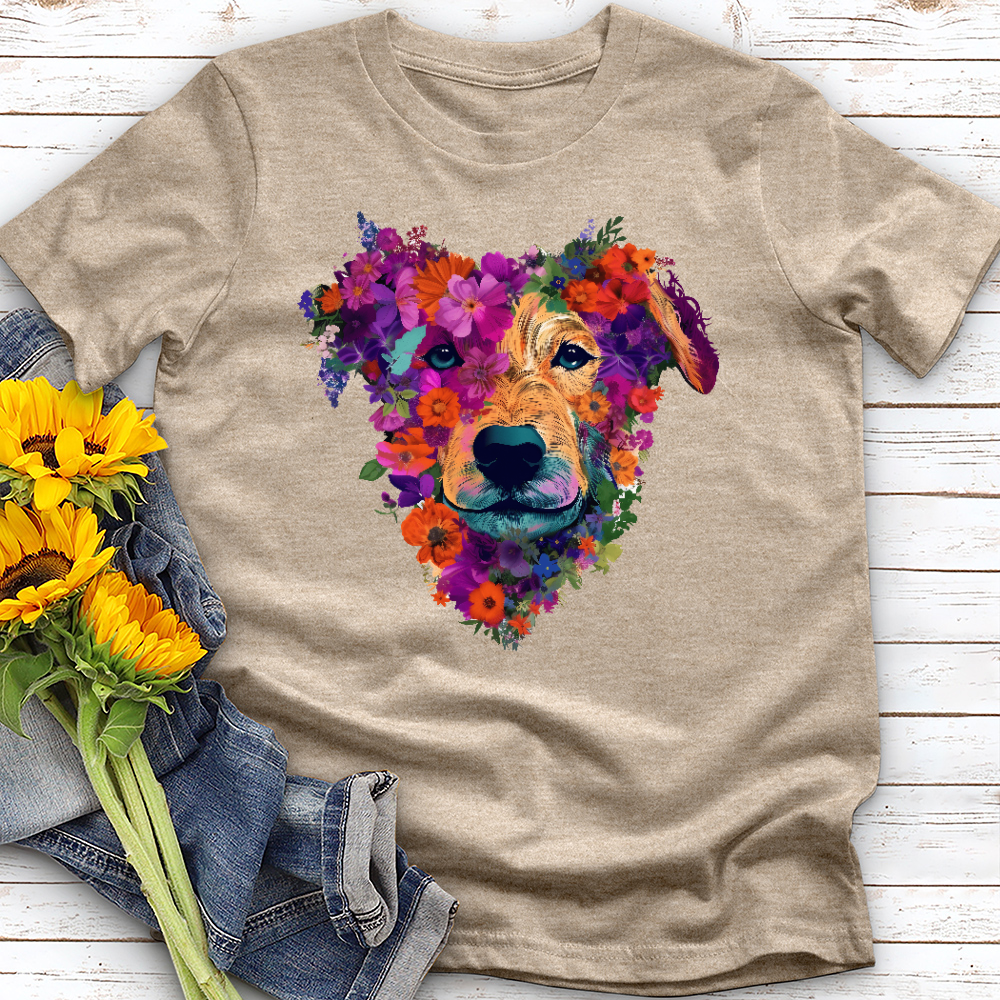 Floral Retriever Tee