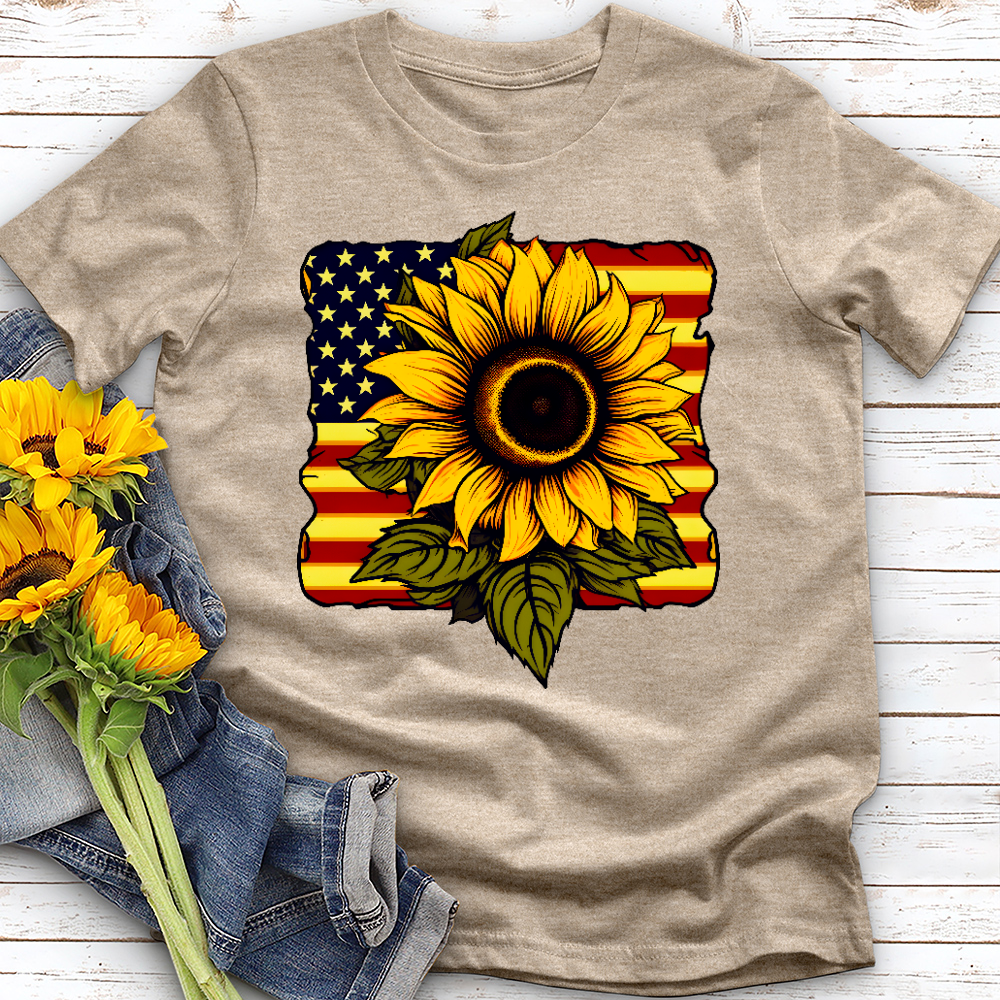 American Sunflower Tee