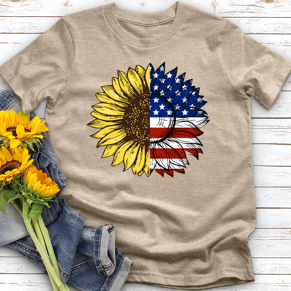 Patriot Sunflower Tee