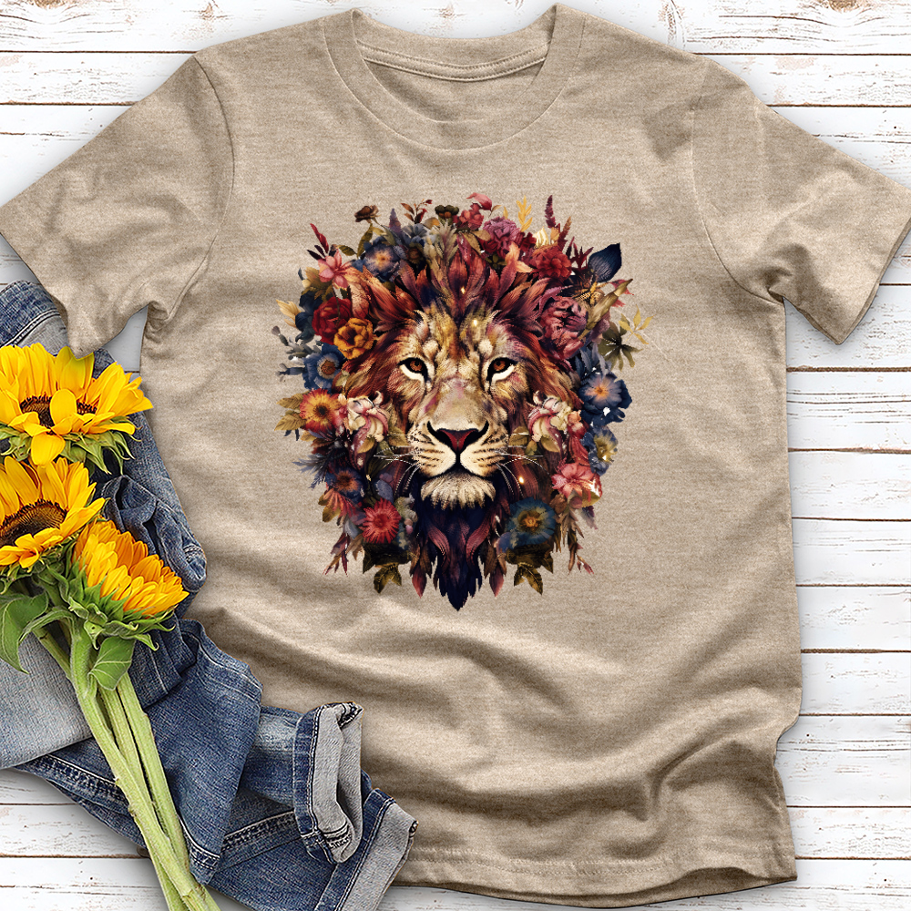 Floral Lion's Mane Tee