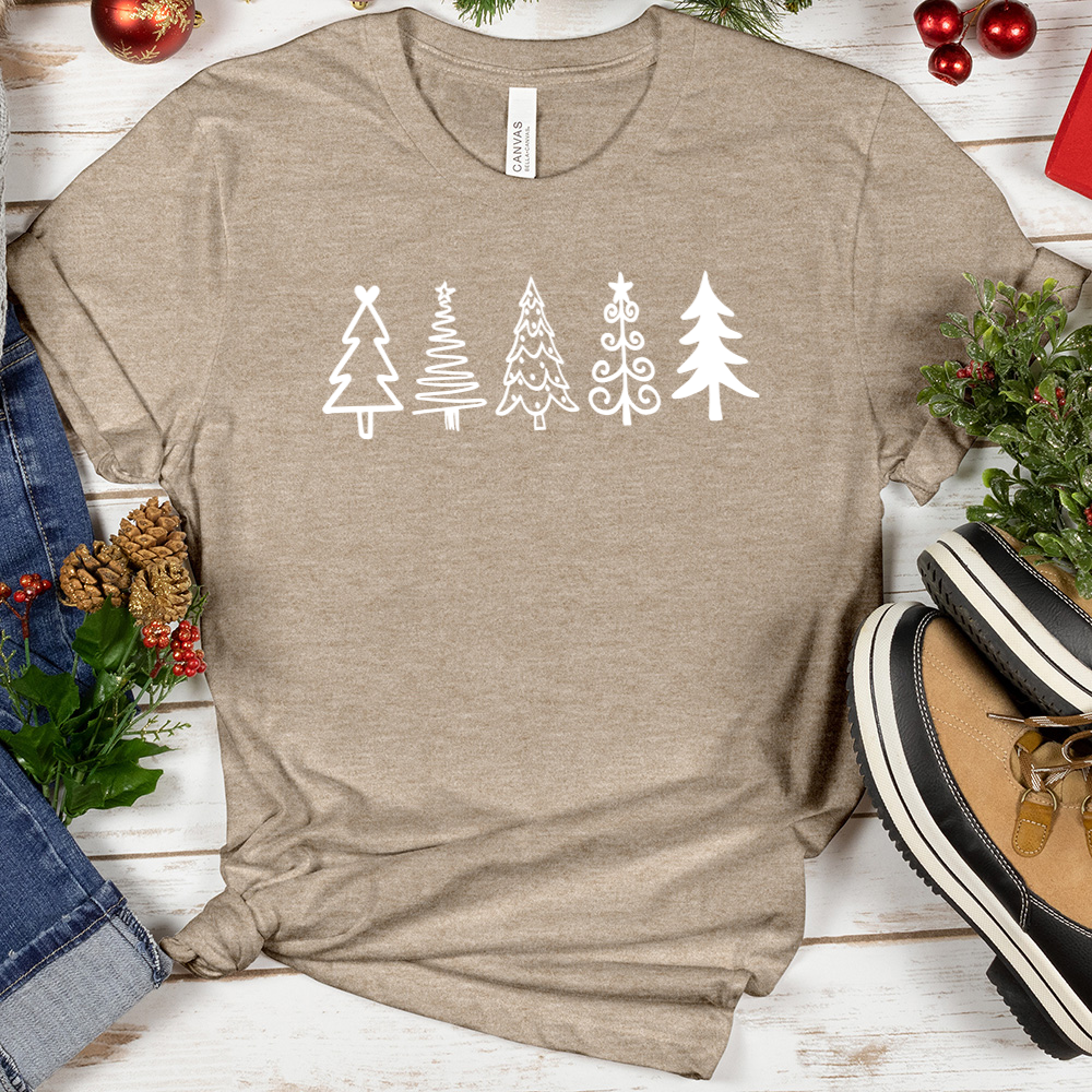 Xmas Tree Row Tee