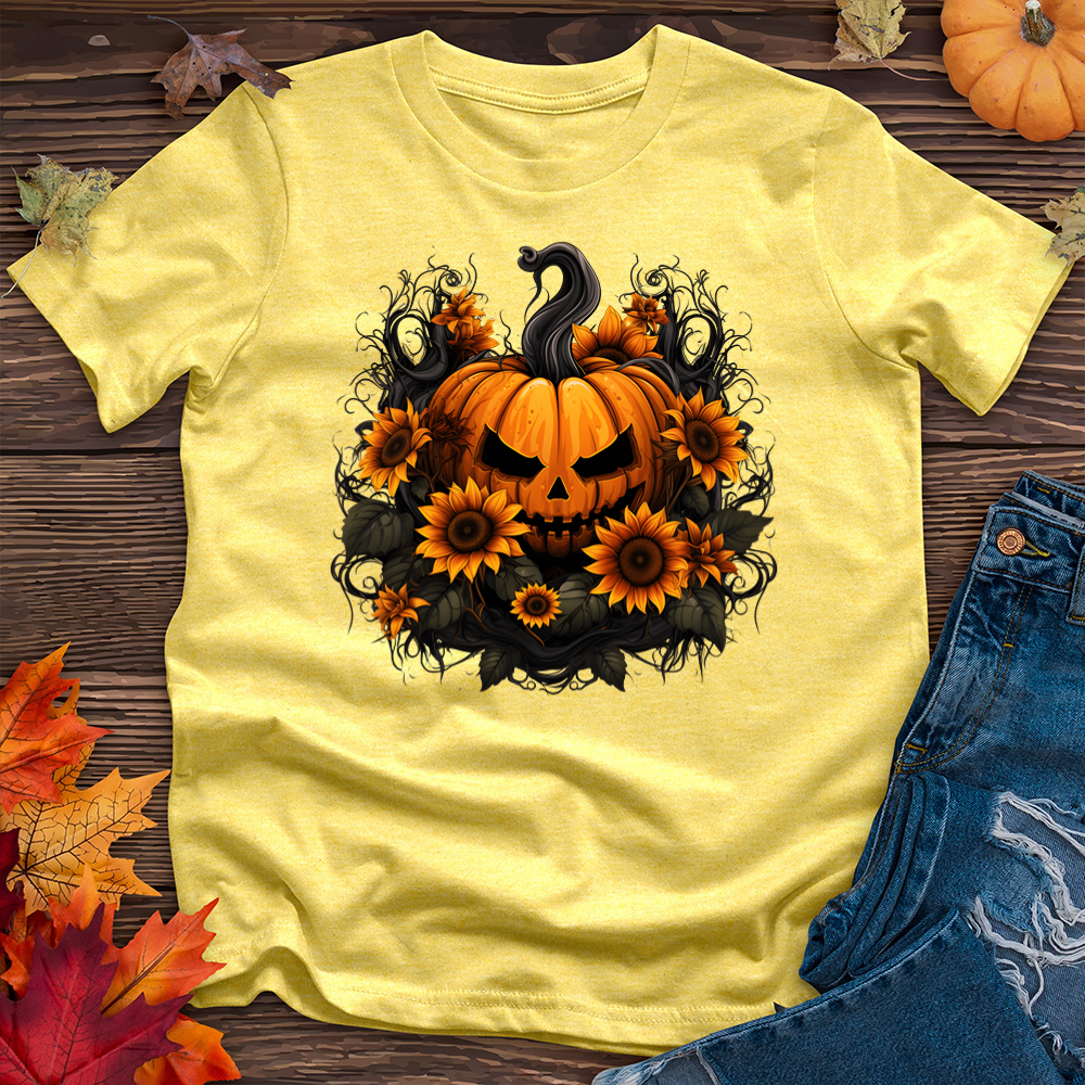 Sunflower Pumpkin Heathered Tee