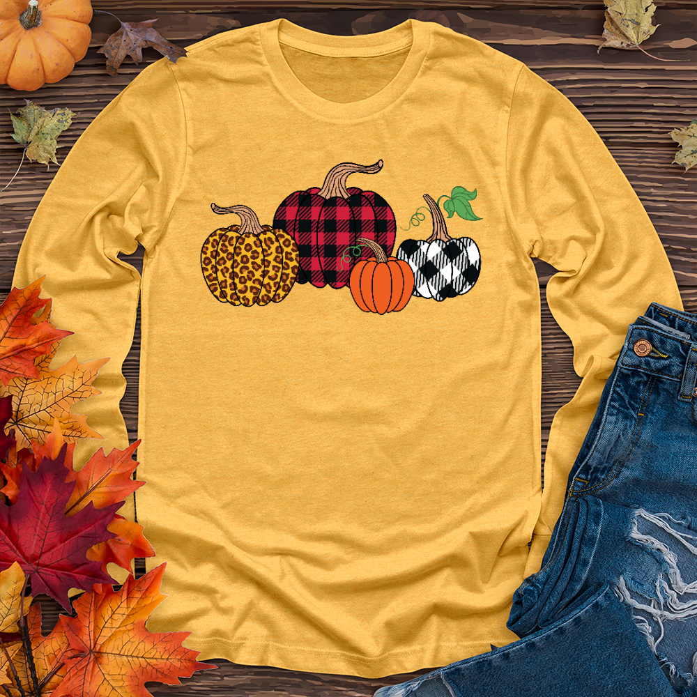 Flannel Pumpkin Long Sleeve