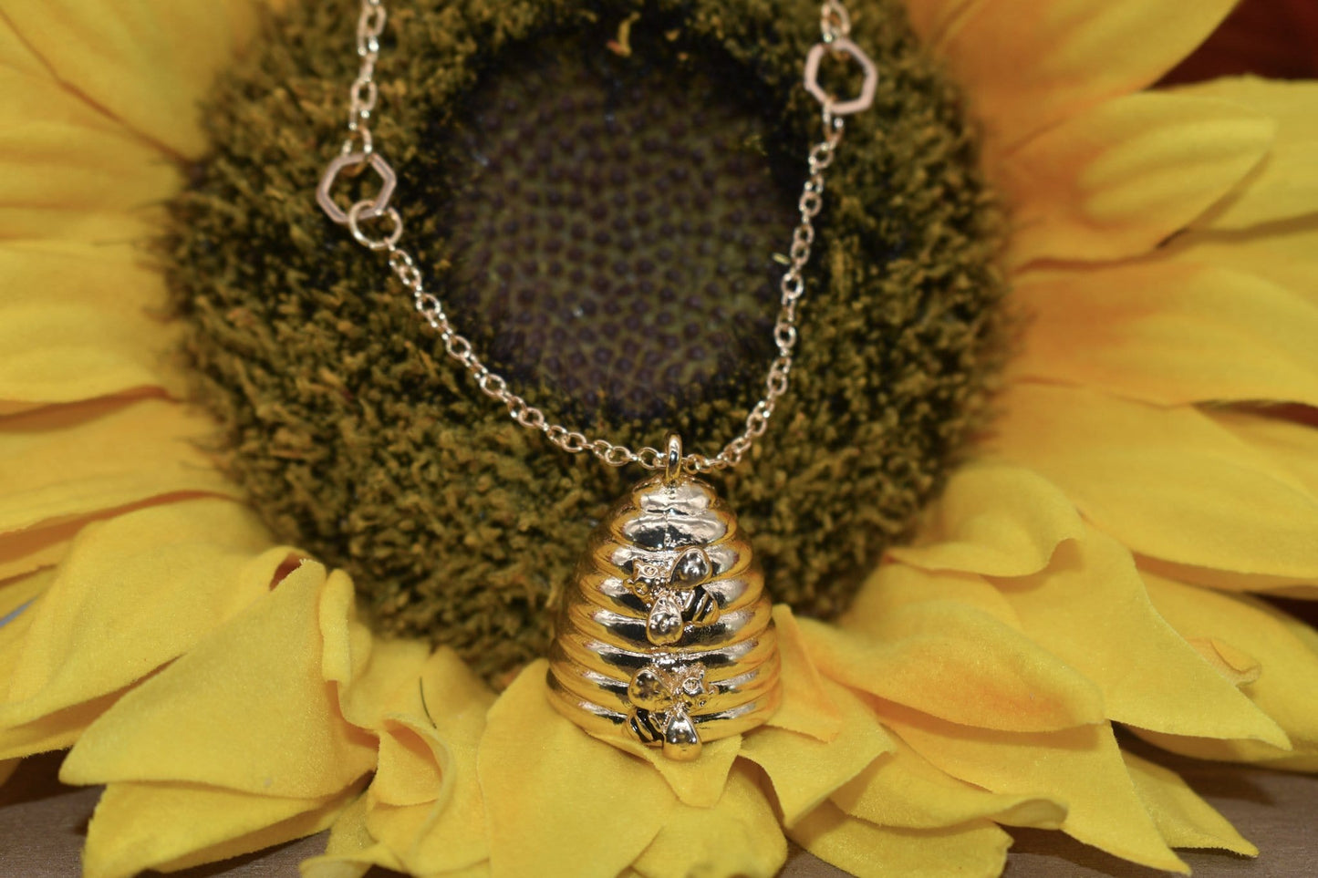 Honey Hive Necklace