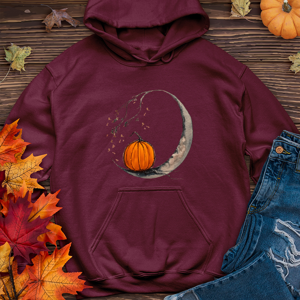 Moon and Pumpkin Hoodie