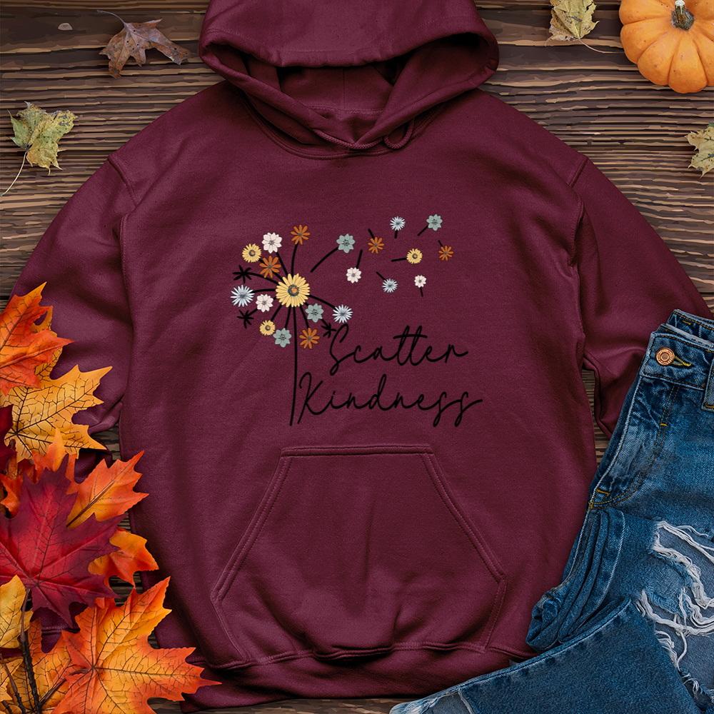 Scatter Kindness Color Dandelion Hoodie