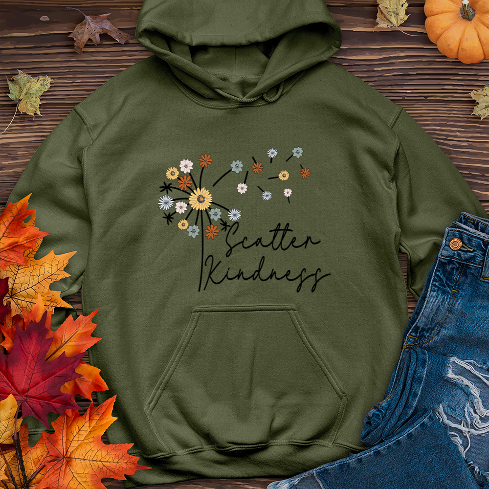 Scatter Kindness Color Dandelion Hoodie