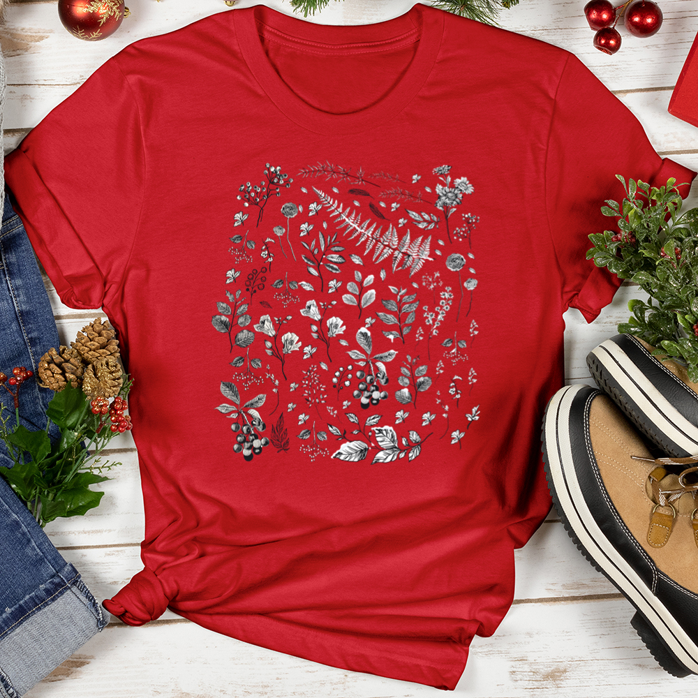 Frosty Botanical Garden Softstyle Tee