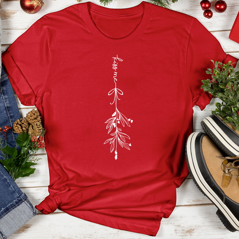 Kiss Me Mistletoe Softstyle Tee