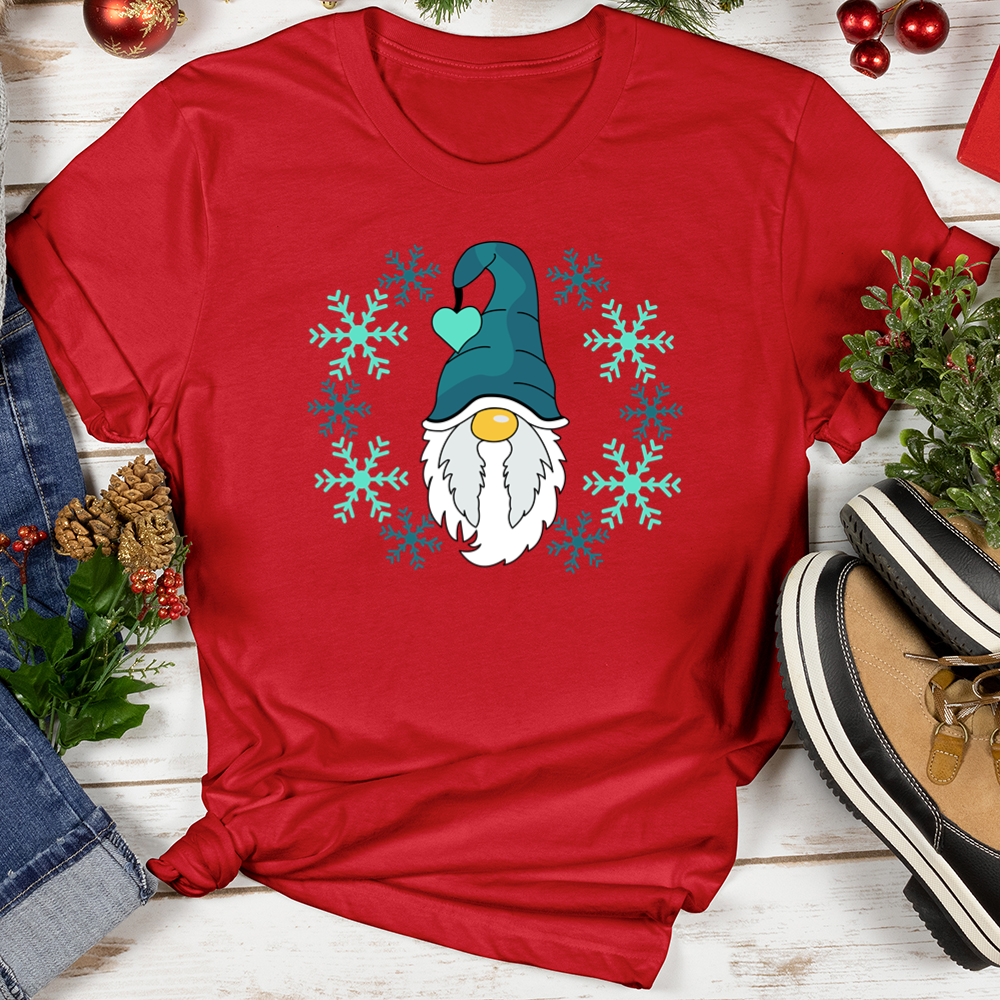Snowfall Gnome Softstyle Tee