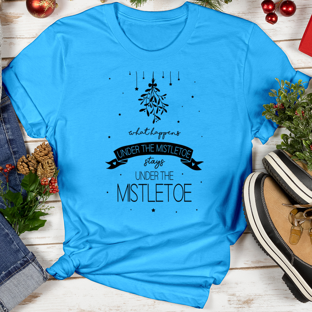 What Happens Under the Mistletoe Softstyle Tee