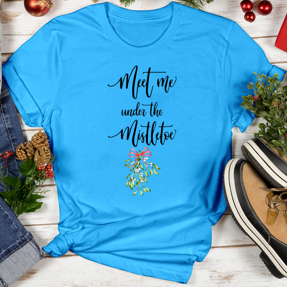 Meet Me Under the Mistletoe Softstyle Tee