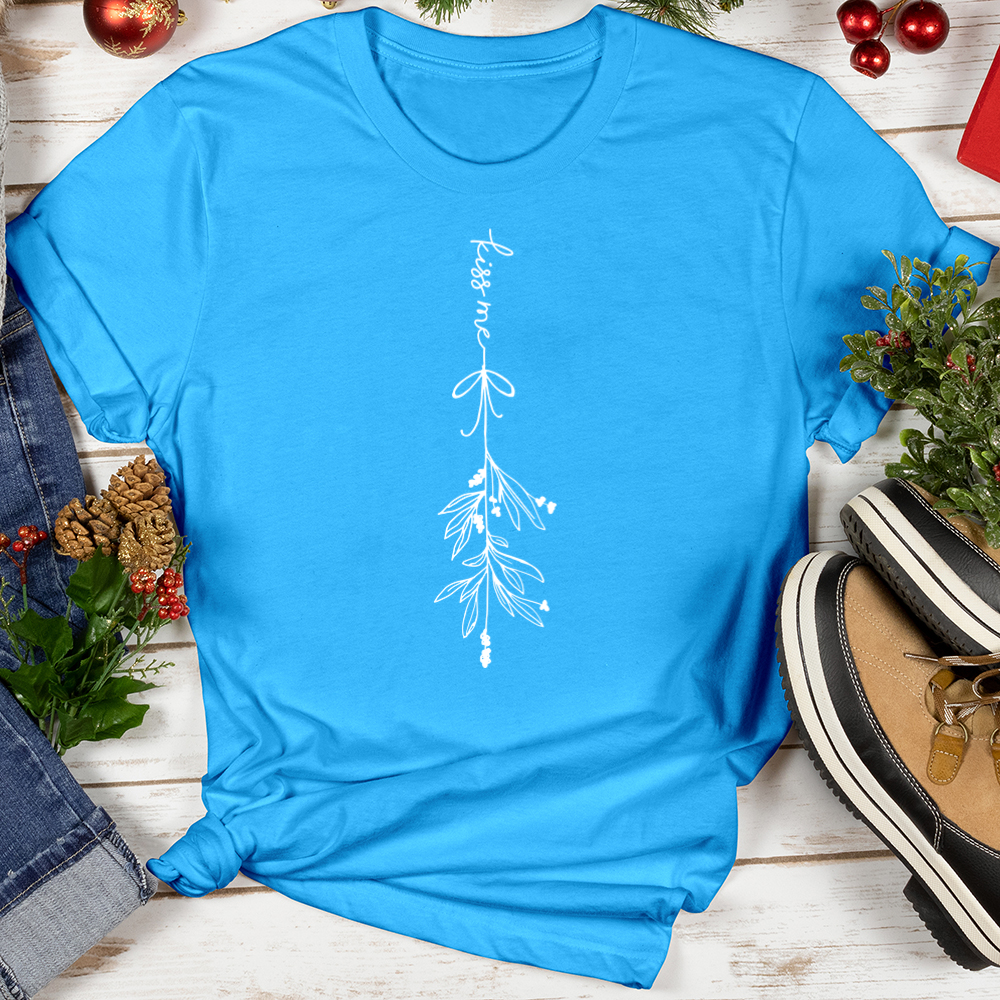 Kiss Me Mistletoe Softstyle Tee