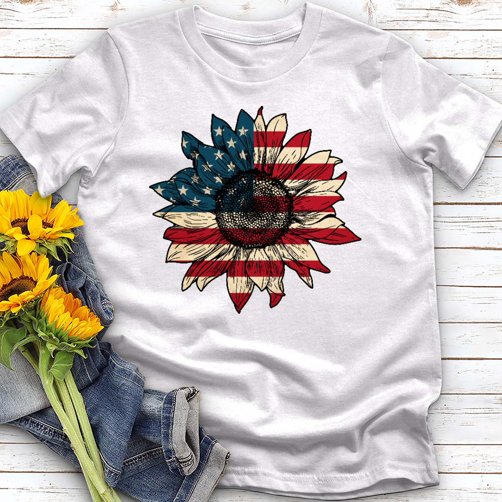 USA Sunflower Tee
