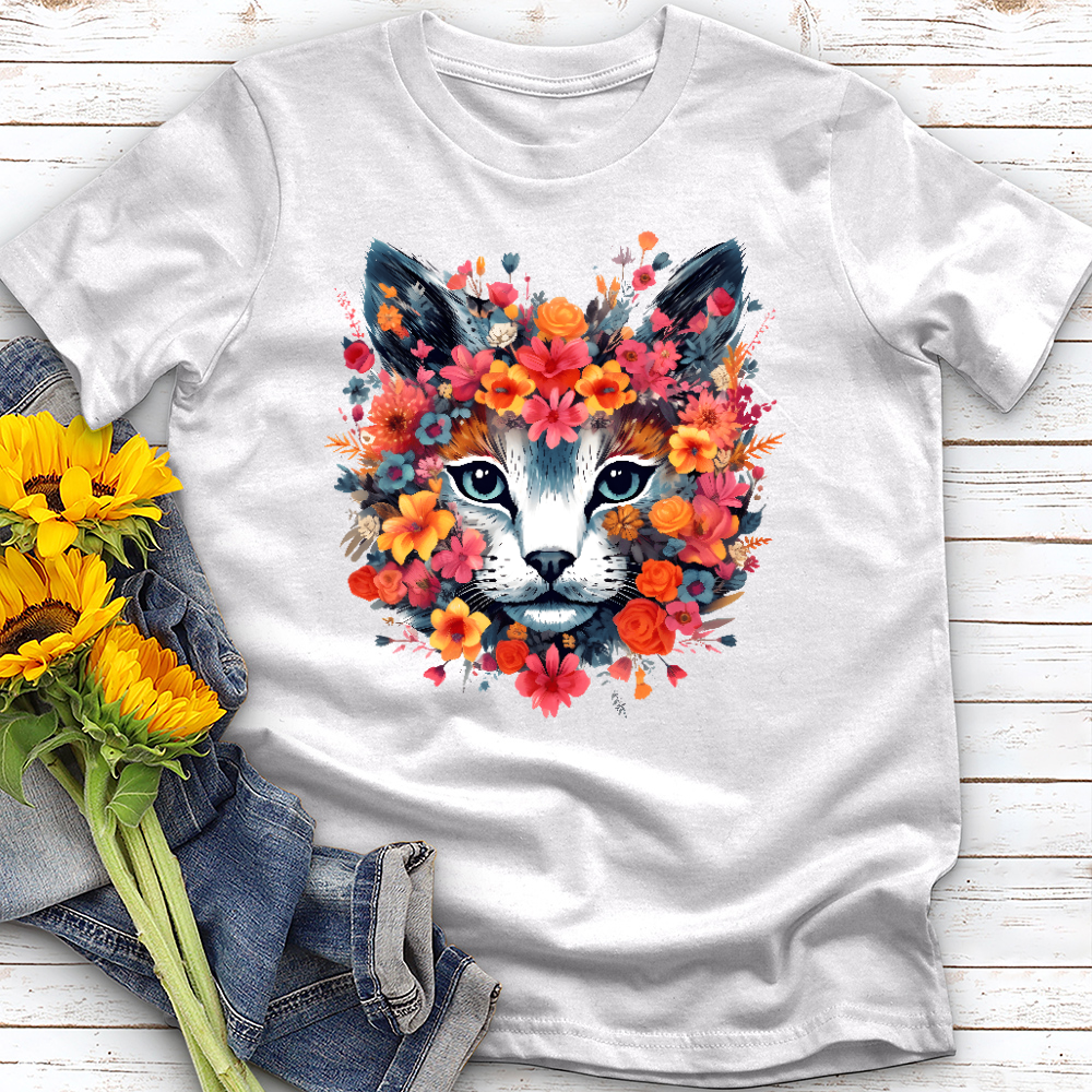 Floral Cat Tee