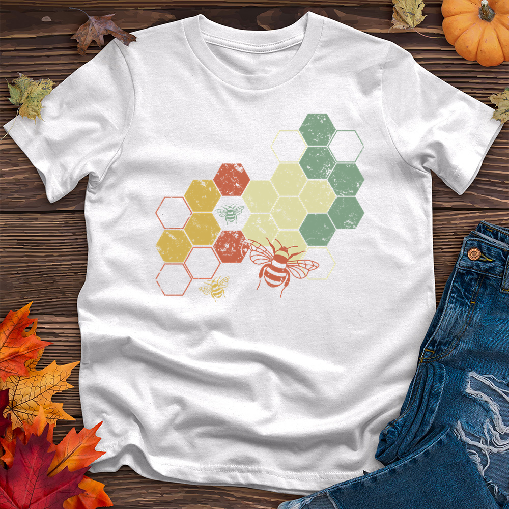 Rainbow Honeycomb Tee