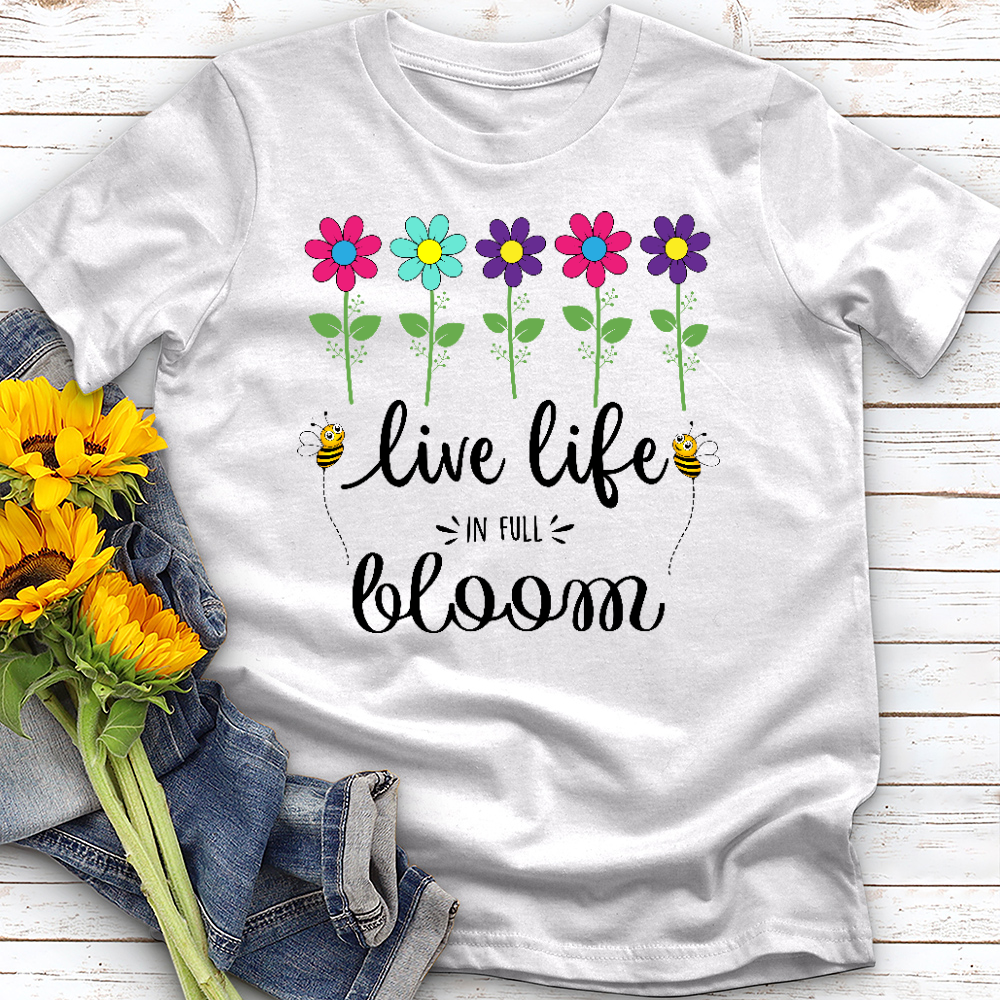 Live Life in Full Bloom Tee