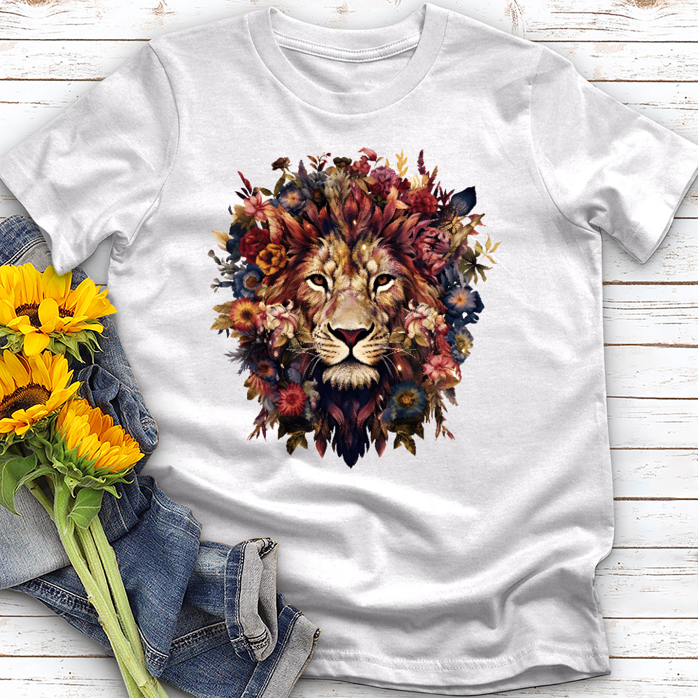 Floral Lion's Mane Tee