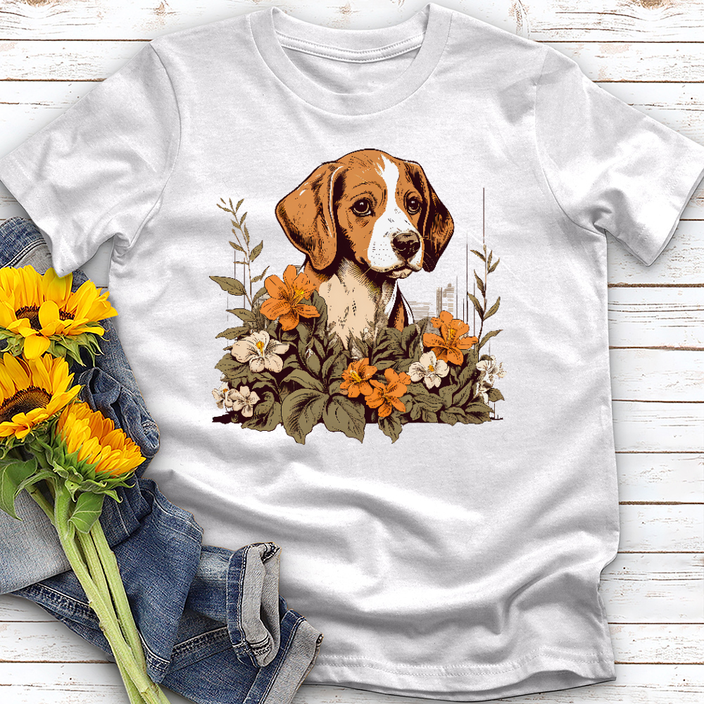 Curious Garden Dog Tee