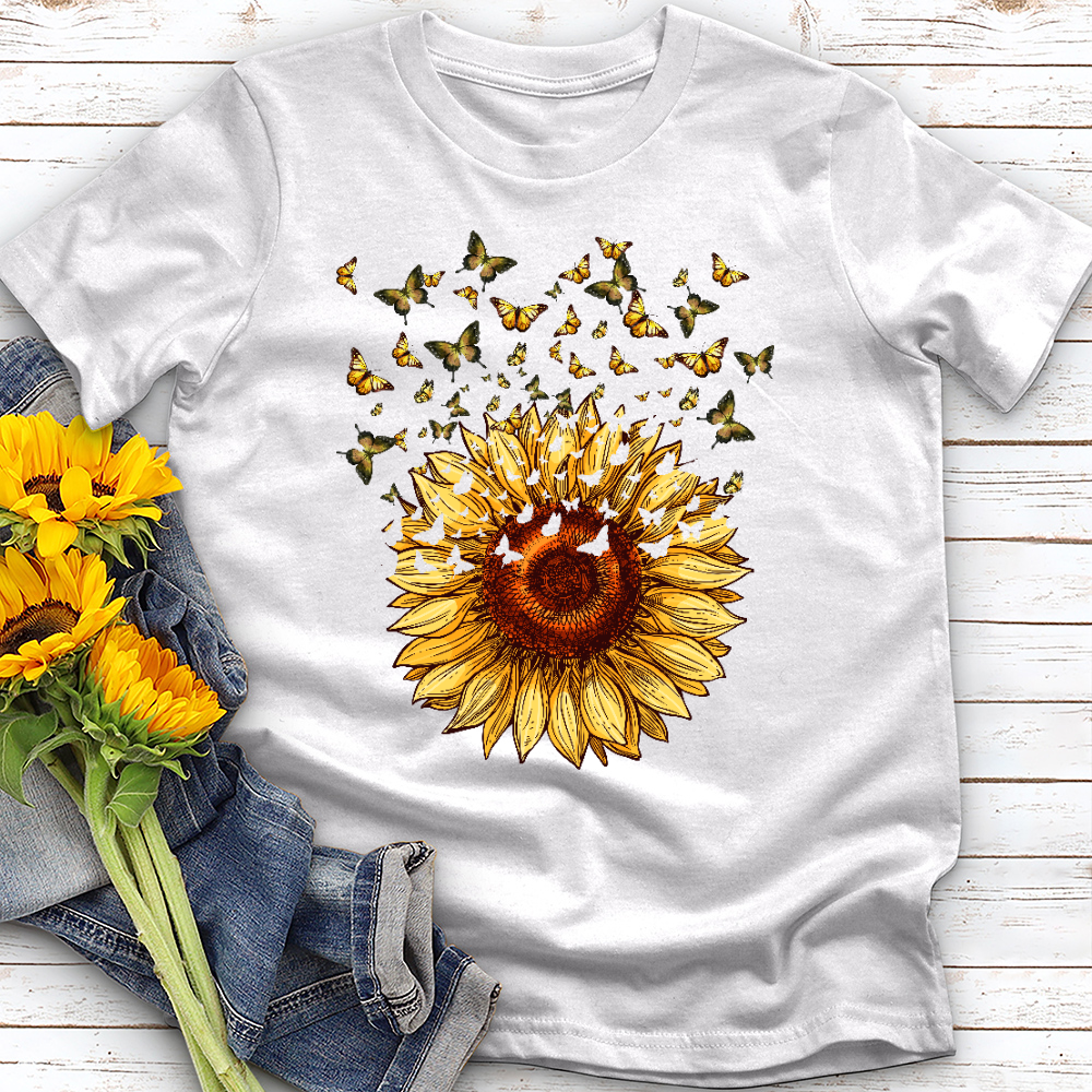 Butterfly Sunflower Tee